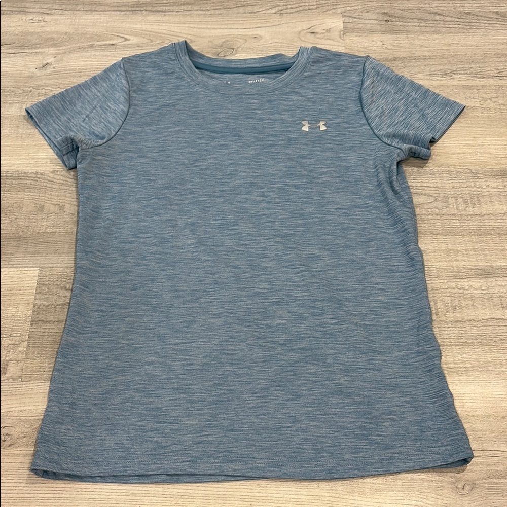 Under Armour Heathered Blue Tee